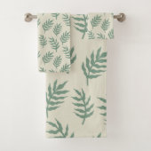 Tropisch Oerwoud Rainforest Fern leveert patroon Bad Handdoek (Insitu)