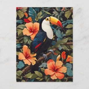 Tropisch Oerwoud Toucan Bird Briefkaart