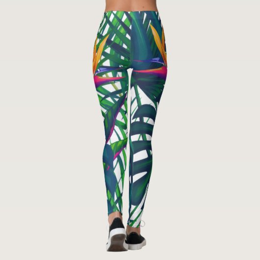 Tropisch Oerwoud uit Griekenland laat paradijs Leggings (Achterkant)