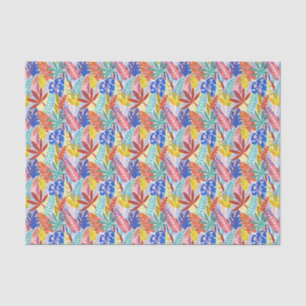 Tropisch Oerwoud van de Colorful Summer Tissuepapier