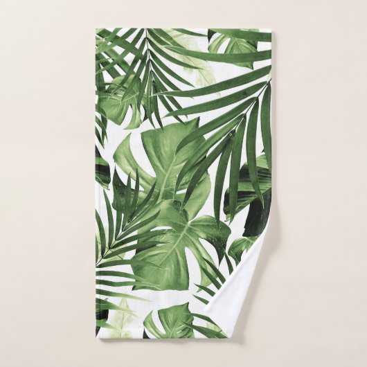 Tropisch Oerwoud verliest patroon #12 Bad Handdoek (Handdoek)