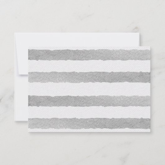 Tropisch Oerwoud Zebra Bruiloft responskaarten RSV RSVP Kaartje (Achterkant)