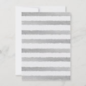 Tropisch Oerwoud Zebra Huwelijksuitnodigingen Kaart (Achterkant)