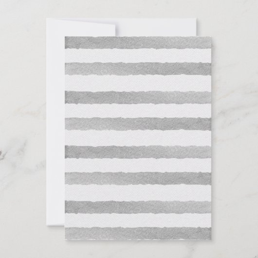 Tropisch Oerwoud Zebra Huwelijksuitnodigingen Kaart (Achterkant)