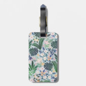 Tropisch oliefabriek bagagelabel (Achterkant verticaal)