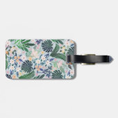 Tropisch oliefabriek bagagelabel (Achterkant horizontaal)