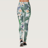 Tropisch oliefabriek leggings (Achterkant)