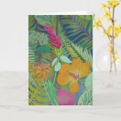 Tropisch onderzoek II Kaart (Gele Bloem)