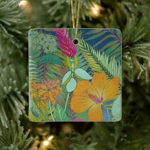 Tropisch onderzoek II Keramisch Ornament