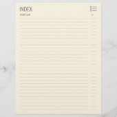 Tropisch ontvul divider/index (Achterkant)