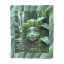 Tropisch ontwerp fleece deken