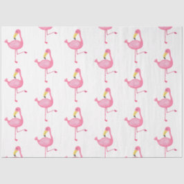 Tropisch Ontwerp van de Reeks van Flamingo 7 Tissuepapier