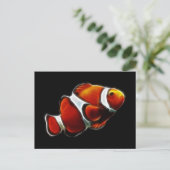 Tropisch Oranje Clownfish Clown Fish Briefkaart (Staand voorkant)