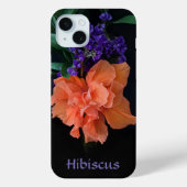 Tropisch Oranje Hibiscus Flower  Black Case-Mate iPhone Case (Achterkant)