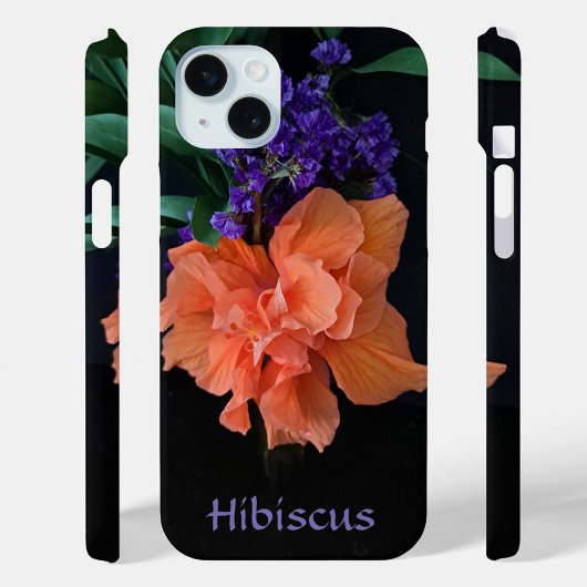 Tropisch Oranje Hibiscus Flower  Black Case-Mate iPhone Case