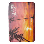 Tropisch Oranje  strand Badmat (Voorkant Verticaal)