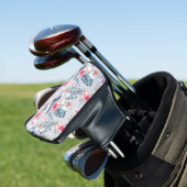 Tropisch orchidee Floral Pattern Golfheadcover (Insitu)