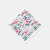 Tropisch orchidee Floral Pattern Servet (Hoek)