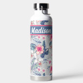 Tropisch orchidee Floral Pattern Waterfles (Links)