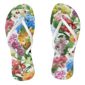 Tropisch orchidee patroon teenslippers (Voetbed)