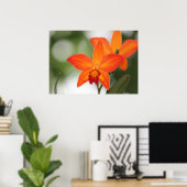 Tropisch orchidee Poster (Thuiskantoor)
