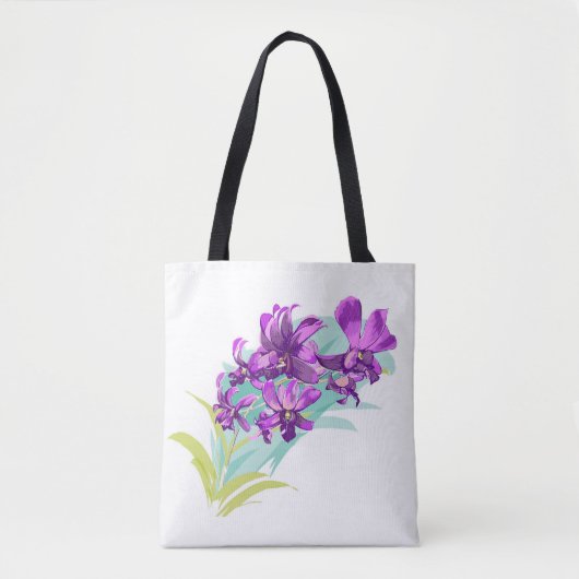 Tropisch Orchidee-Tas Draagtas (Voorkant)