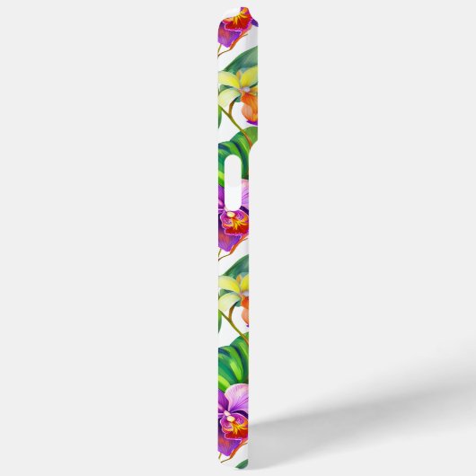 Tropisch orchideeënpatroon Case-Mate iPhone case (Achterkant / Rechts)