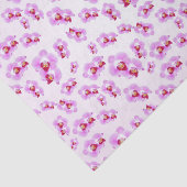 Tropisch Paars orchidee Floral fotografie Tissuepapier (Detail)