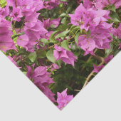 Tropisch Paarse Bougainvillea Floral Tissuepapier (Detail)