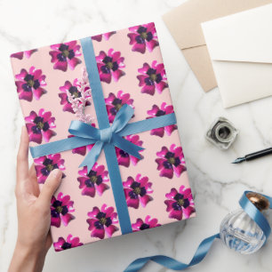 Tropisch Paarse MOD Orchidee Bloem Zomer Verjaarda Cadeaupapier