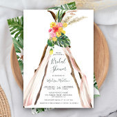 Tropisch Palm Boho Triangle Vrijgezellenfeest Kaart