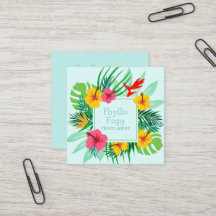 Tropisch Palm Frond Travel Agent