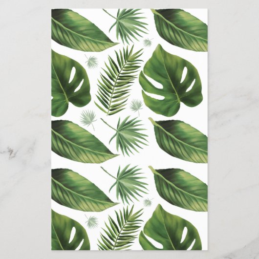 Tropisch palm I Spy Weddenschap Reception Game Car Flyer (Achterkant)