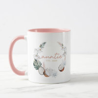 Tropisch palm Koconut Roze Pampas Auntie