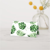 Tropisch palm Leaf (Achterkant)