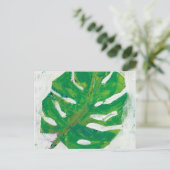 Tropisch | Palm Leaf Briefkaart (Staand voorkant)