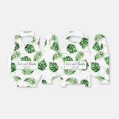 Tropisch palm Leaf Destination Weddenschap Bedankt Bedankdoosjes (Uitgevouwen)