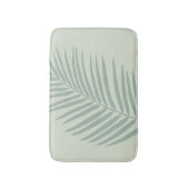 Tropisch palm Leaf Sage Green Badmat (Voorkant Verticaal)