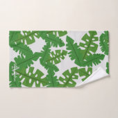 Tropisch palm leest kustpatroon bad handdoek (Handdoek)