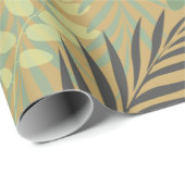 Tropisch palm modern patroon cadeaupapier (Rol Hoek)
