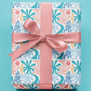 Tropisch Palm Patroon Zomerfeest Cadeaupapier