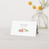 Tropisch palmbanaan lef blush Floral Wedding (Achterkant)