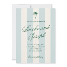 Tropisch palmbebladerd cabana strand retro blauwe 