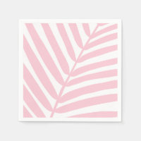 Tropisch palmblad Baby roze