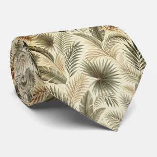 Tropisch Palmblad Luxe Stropdas