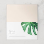 Tropisch palmblad minimalistisch (Buitenkant ongevouwen)