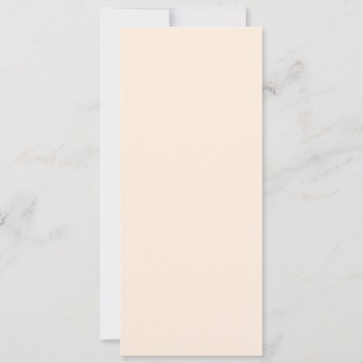 Tropisch palmblad minimalistisch huwelijksmenu kaart (Achterkant)