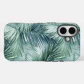 Tropisch palmbladpatroon taai Case-Mate iPhone case (Achterkant (horizontaal))