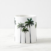 Tropisch - palmbomen - Klassieke witte Mok (Center)