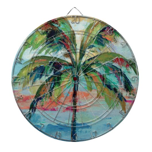 Tropisch | Palmboom Dartbord (Voorkant)
